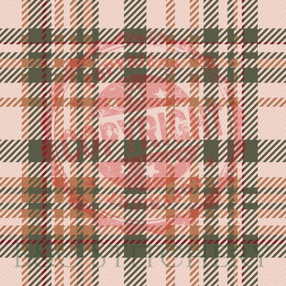 Colorful plaid pattern with copyright symbol overlay.